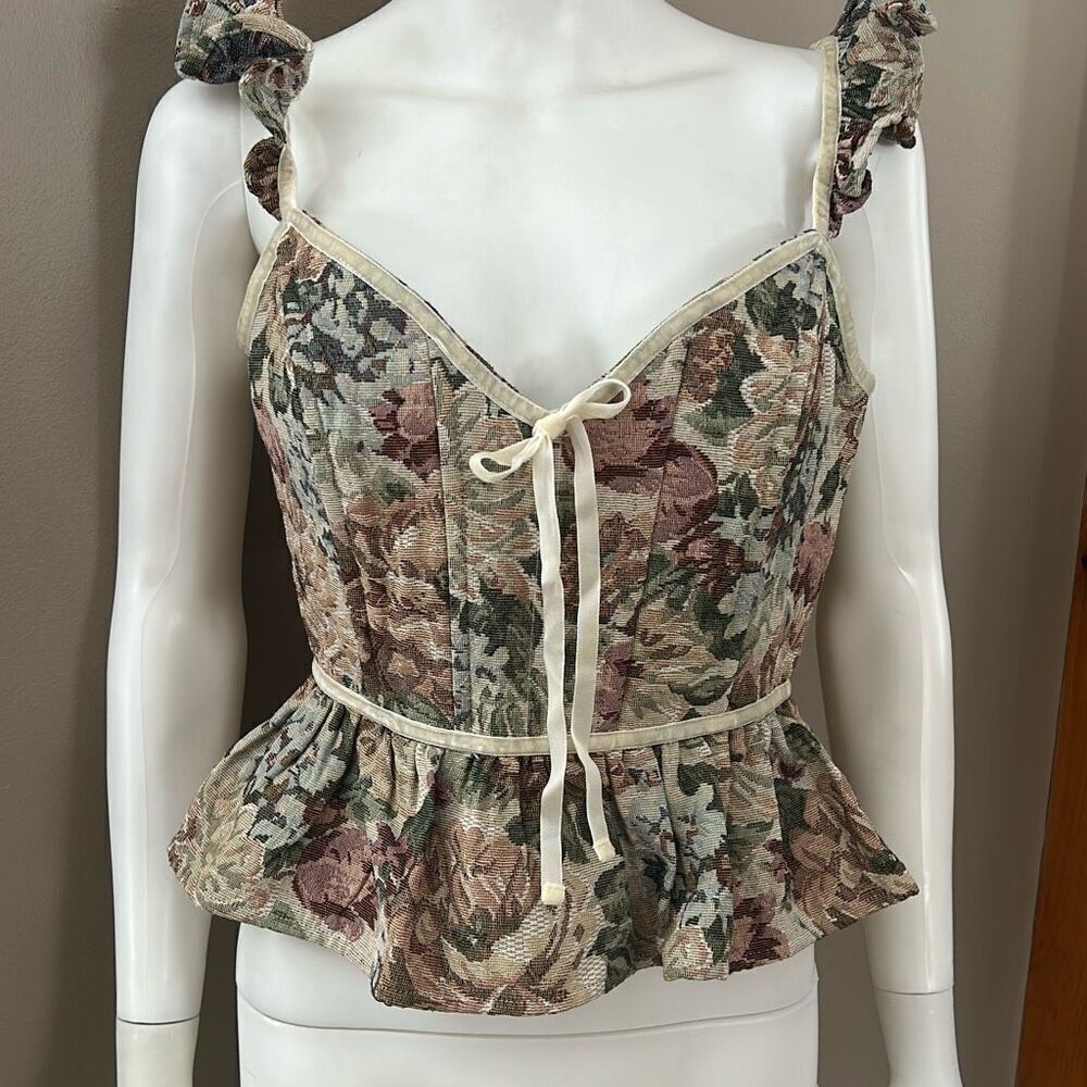 Altar’d State Upholstery Corset Tank Top NWT XL